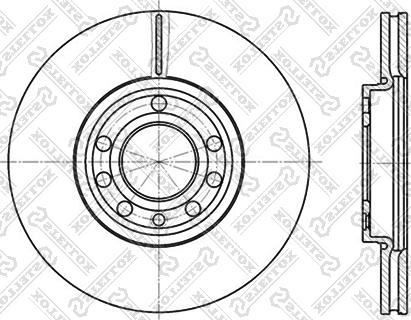 Stellox 6020-3645V-SX - Kočioni disk www.molydon.hr