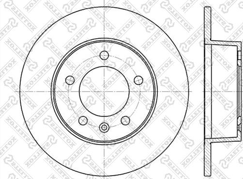 Stellox 6020-3643-SX - Kočioni disk www.molydon.hr