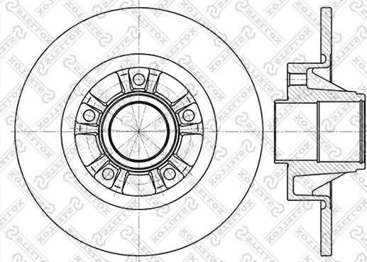 Stellox 6020-3658-SX - Kočioni disk www.molydon.hr