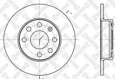 Stellox 6020-3605-SX - Kočioni disk www.molydon.hr