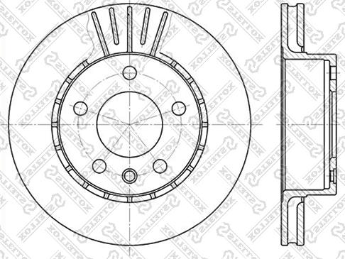 Stellox 6020-3611V-SX - Kočioni disk www.molydon.hr