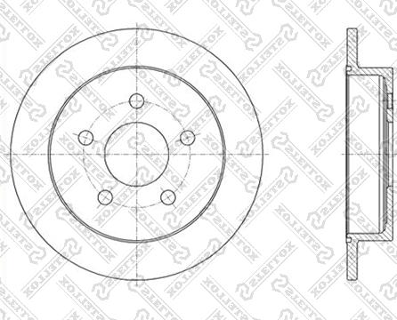 Stellox 6020-3636-SX - Kočioni disk www.molydon.hr