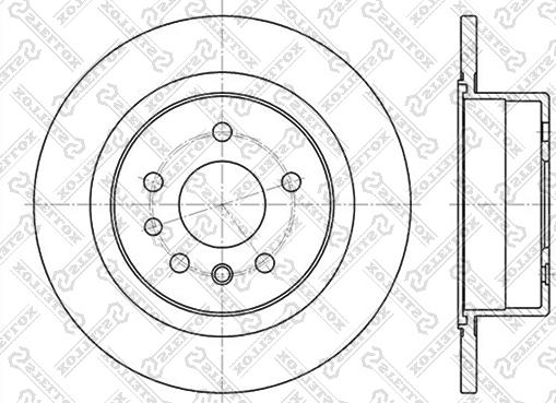 Stellox 6020-3621-SX - Kočioni disk www.molydon.hr