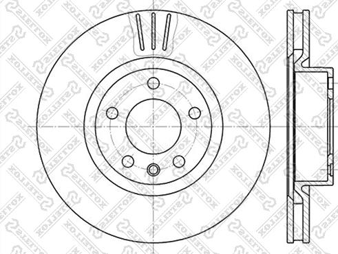 Stellox 6020-3622V-SX - Kočioni disk www.molydon.hr