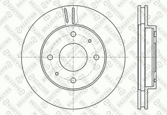 Stellox 6020-3010V-SX - Kočioni disk www.molydon.hr