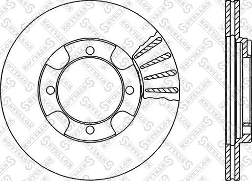 Stellox 6020-3011V-SX - Kočioni disk www.molydon.hr