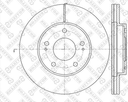 Stellox 6020-3034V-SX - Kočioni disk www.molydon.hr