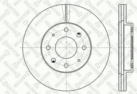 Stellox 6020-3032V-SX - Kočioni disk www.molydon.hr