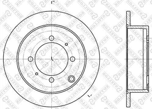 Stellox 6020-3024-SX - Kočioni disk www.molydon.hr