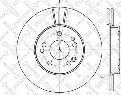 Stellox 6020-3308V-SX - Kočioni disk www.molydon.hr