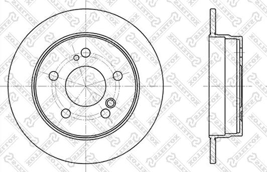 Stellox 6020-3307-SX - Kočioni disk www.molydon.hr