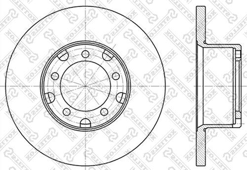 Stellox 6020-3311-SX - Kočioni disk www.molydon.hr