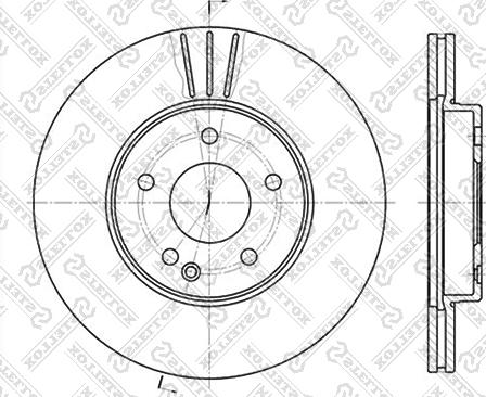 Stellox 6020-3317V-SX - Kočioni disk www.molydon.hr