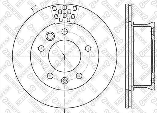 Stellox 6020-3334V-SX - Kočioni disk www.molydon.hr