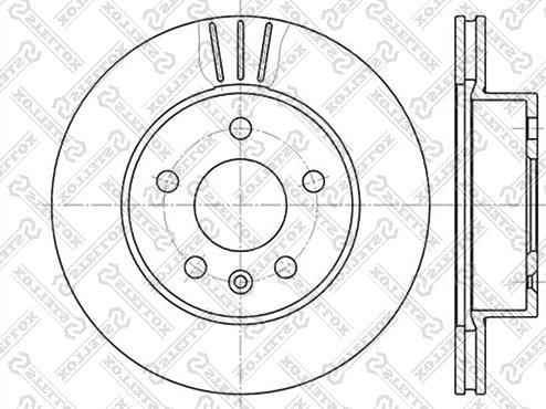 Stellox 6020-3335V-SX - Kočioni disk www.molydon.hr