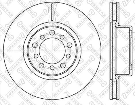 Stellox 6020-3324V-SX - Kočioni disk www.molydon.hr