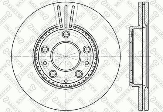 Stellox 6020-3245V-SX - Kočioni disk www.molydon.hr