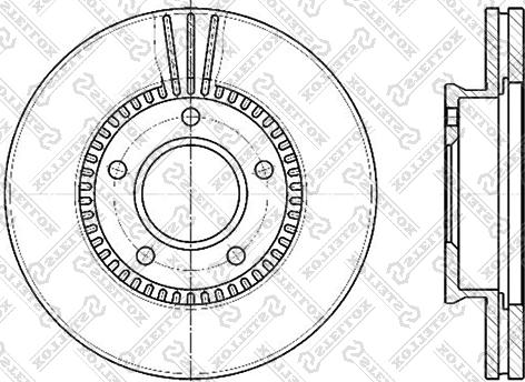 Stellox 6020-3243V-SX - Kočioni disk www.molydon.hr