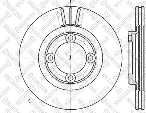 Stellox 6020-3219V-SX - Kočioni disk www.molydon.hr