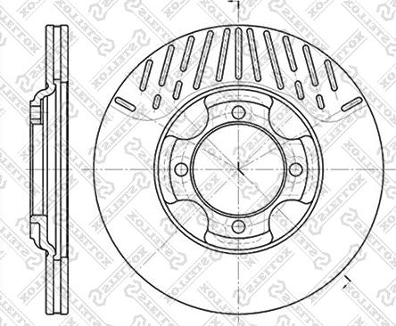 Stellox 6020-3216V-SX - Kočioni disk www.molydon.hr