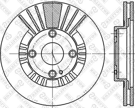 Stellox 6020-3235V-SX - Kočioni disk www.molydon.hr