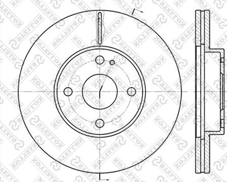 Stellox 6020-3230V-SX - Kočioni disk www.molydon.hr