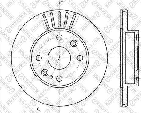 Stellox 6020-3223V-SX - Kočioni disk www.molydon.hr