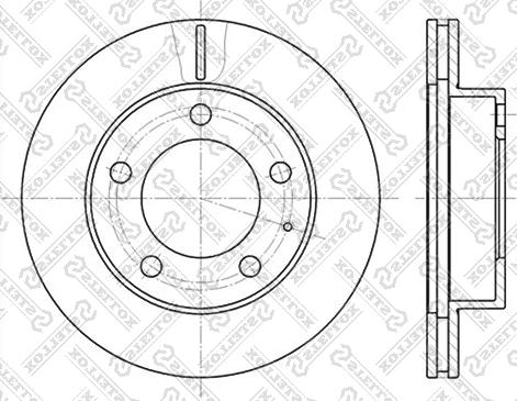 Stellox 6020-3227V-SX - Kočioni disk www.molydon.hr