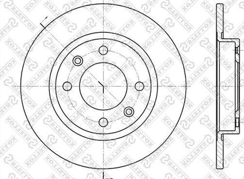 Stellox 6020-3716-SX - Kočioni disk www.molydon.hr