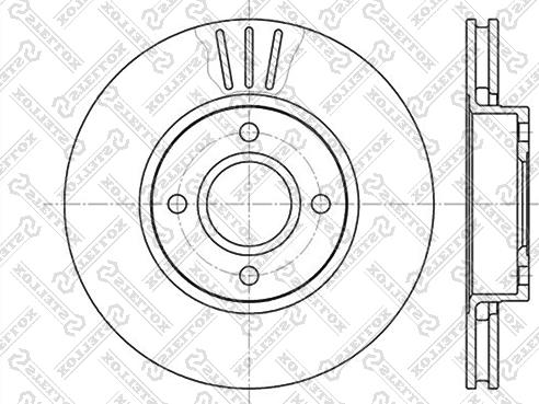 Stellox 6020-2542V-SX - Kočioni disk www.molydon.hr