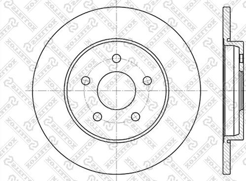 Stellox 6020-2551-SX - Kočioni disk www.molydon.hr