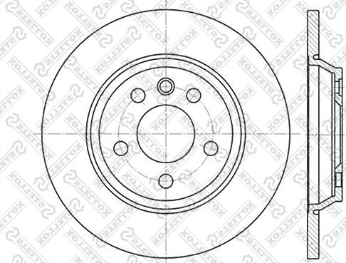 Stellox 6020-2552-SX - Kočioni disk www.molydon.hr