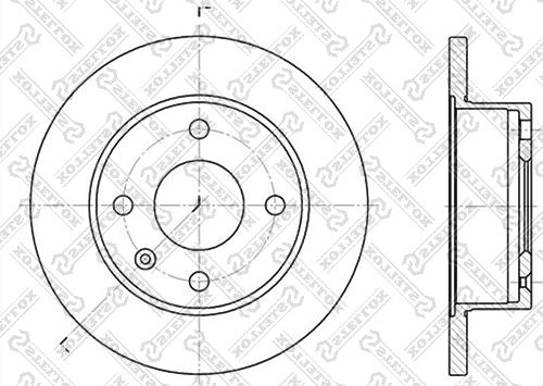 Stellox 6020-2512-SX - Kočioni disk www.molydon.hr