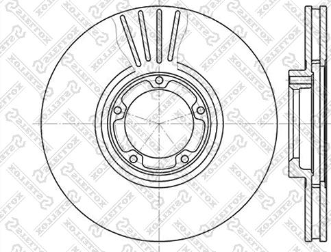 Stellox 6020-2531V-SX - Kočioni disk www.molydon.hr