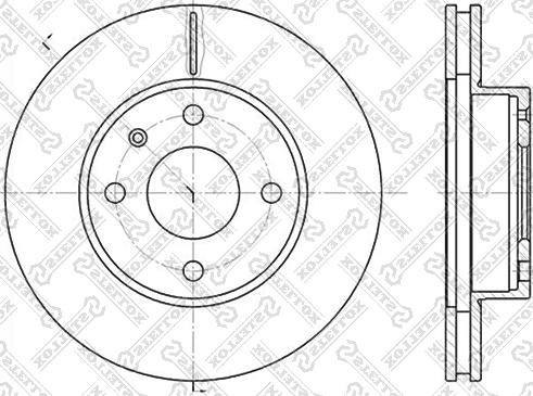 Stellox 6020-2529V-SX - Kočioni disk www.molydon.hr