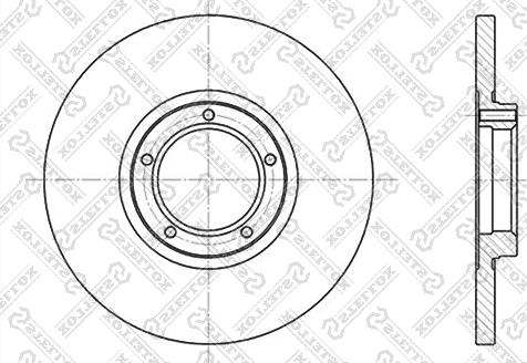 Stellox 6020-2523-SX - Kočioni disk www.molydon.hr