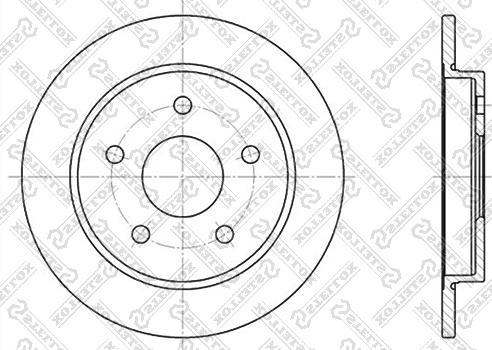 Stellox 6020-2522-SX - Kočioni disk www.molydon.hr