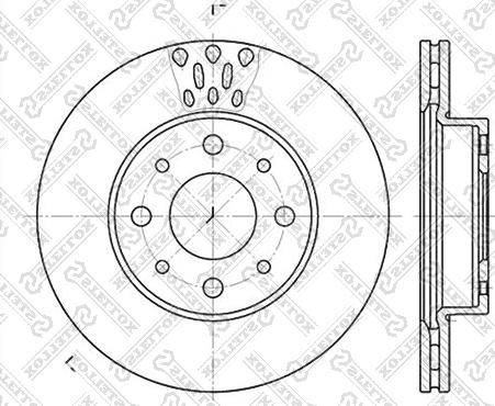 Stellox 6020-2331V-SX - Kočioni disk www.molydon.hr