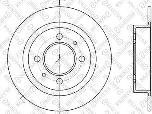 Stellox 6020-2246-SX - Kočioni disk www.molydon.hr