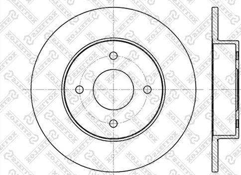 Stellox 6020-2252-SX - Kočioni disk www.molydon.hr