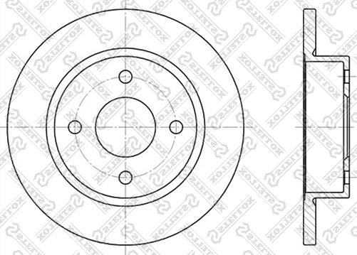 Stellox 6020-2237-SX - Kočioni disk www.molydon.hr