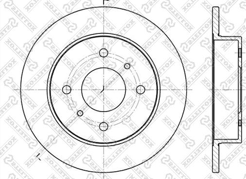 Stellox 6020-2229-SX - Kočioni disk www.molydon.hr