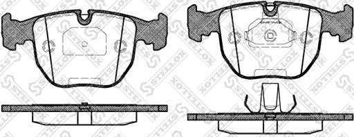 Stellox 607 000BL-SX - Komplet Pločica, disk-kočnica www.molydon.hr