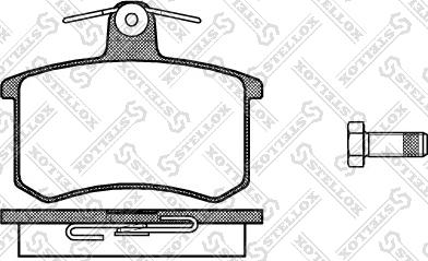 Stellox 146 010-SX - Komplet Pločica, disk-kočnica www.molydon.hr