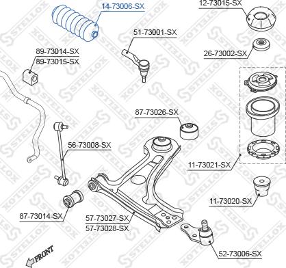 Stellox 14-73006-SX - Manžeta, upravljanje www.molydon.hr