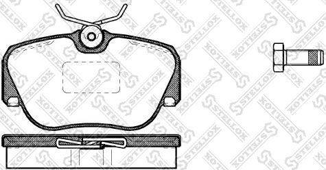 Stellox 156 000-SX - Komplet Pločica, disk-kočnica www.molydon.hr