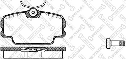 Stellox 156 010-SX - Komplet Pločica, disk-kočnica www.molydon.hr