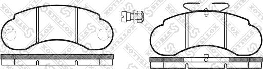 Stellox 153 020-SX - Komplet Pločica, disk-kočnica www.molydon.hr