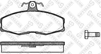 Stellox 165 000-SX - Komplet Pločica, disk-kočnica www.molydon.hr