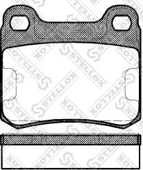 Stellox 168 010-SX - Komplet Pločica, disk-kočnica www.molydon.hr